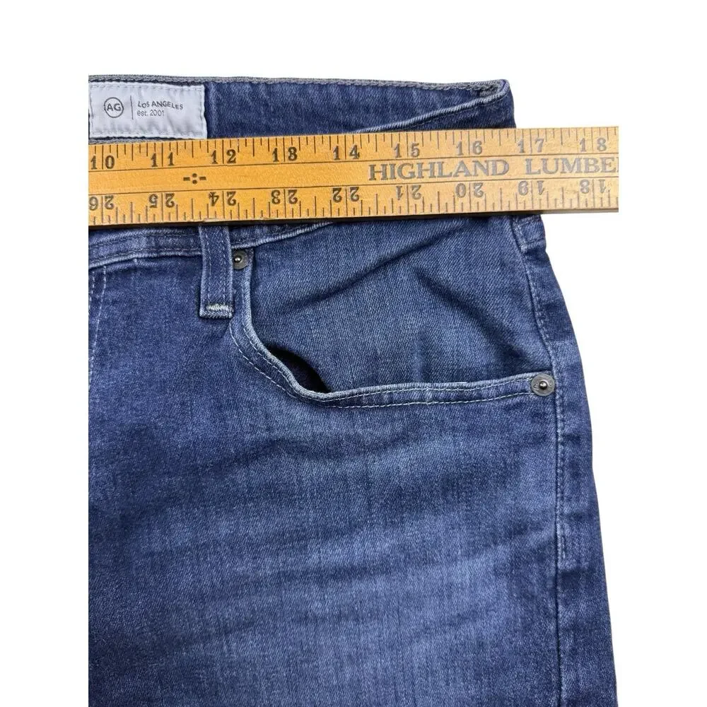 AG Adriano Goldschmied The Graduate Tailored Leg Dark Wash Mens Jeans 34X30 - Picture 10 of 12